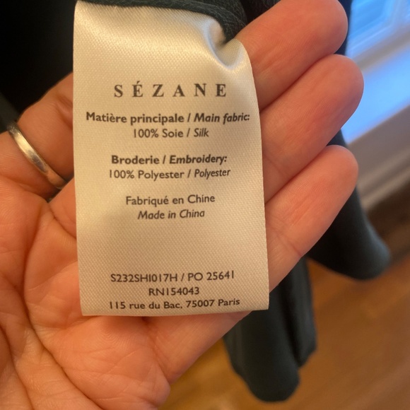 Sezane Silk shirt - Picture 3 of 4